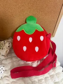 いちご型ショルダーバッグ 赤 文化祭