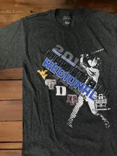 Champion NCAA 野球地域大会 古着Tシャツ Sサイズ ダークグレー