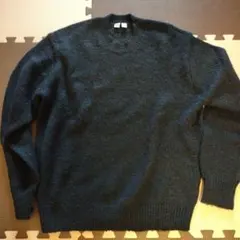 ユニクロU ユニクロユー メンズ ニットセーターL 紺