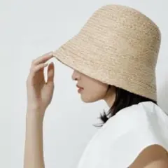 【AZUL】RAFFIA BUCKET HAT