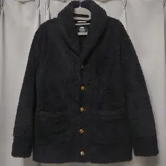 BEAMS フリースカーディガン くるみボタン