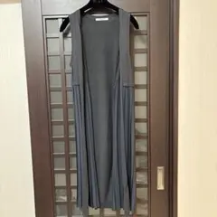 Mサイズ ロングジレ グレー✖️紺