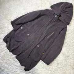 美品 ジャンニロジュディチェ ライナー付 フーデッドコート モッズコート グレー