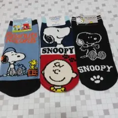【新品】3　スヌーピー　ソックス　3点セット