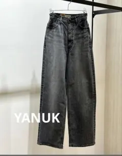 新品 YANUK ヤヌーク joan ルーズストレート 22 OBK - メルカリ