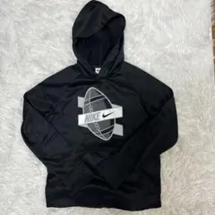 NIKE パーカー ブラック キッズ 【M】裏毛起毛