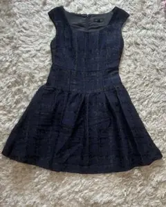 JILL STUART ネイビー ノースリーブ ワンピース サイズ0