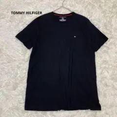 【TOMMY HILFIGER】トミーヒルフィガー Tシャツ 黒 L