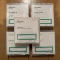 HP LTOカートリッジ￼ クリーニングテープとデータカートリッジのセットです￼