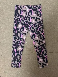 新品 next レギンス 100 星 アニマル レオパード ヒョウ柄