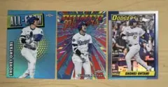 3枚セット　2025 Topps Chrome 　大谷翔平　ドジャース　フォイル