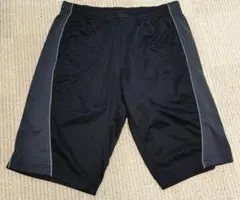 GU スポーツ ショートパンツ ハーフパンツ サイドライン付き ブラック L