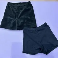 くろぱん 女の子用 アンダーパンツ 2点セット