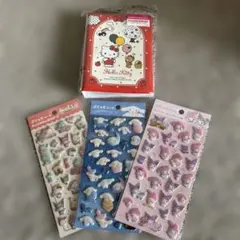 新品 シール帳 シールバインダー ハローキティ サンスター文具　ぷくっとシール