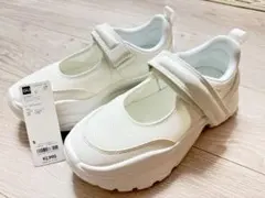 GUボリュームソールベルトスニーカー