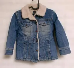GAP■110■防寒♪デニムボアジャケット♪ S/P (5-6)