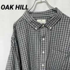 N-5741 OAK HILL アメリカ古着 ビッグ チェック長袖シャツ 4XL