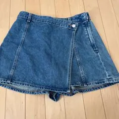 GU デニムラップショートパンツ Mサイズ