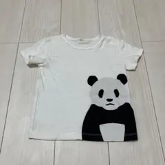 良品計画　パンダプリント Tシャツ 100cm