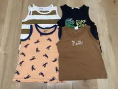 H&M   devirock  タンクトップ4枚セット　100