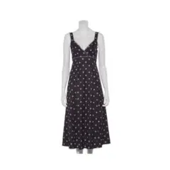 SNIDEL 3wayスワンプリントツイードワンピース ブラック