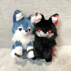 アマテラスのオオカミ LMC ぬいぐるみ マスコット ラックル　ヘル　２種セット