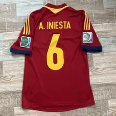 スペイン代表 コンフェデ杯2013 イニエスタ ユニフォーム ヴィッセル