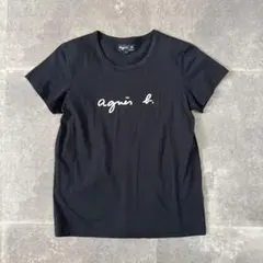 agnès b. ブラック Tシャツ サイズ3