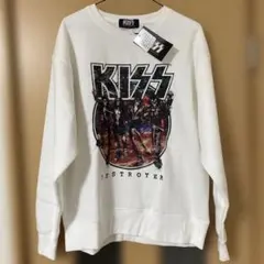 ☆新品　KISS グラフィックプリント スウェット Lサイズ ホワイト　Kissのサムネイル