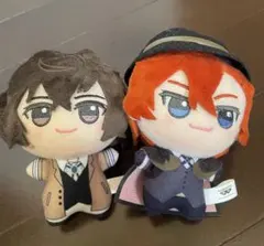 ちびぐるみ もちマスミニ 文豪ストレイドッグス 中原中也 太宰治 ちびぐるみ もちマスミニ 文豪ストレイドッグス 中原中也 太宰治