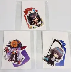 FGO きゃらとりあ ステッカー/オベロン アビゲイル イシュタル