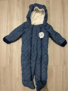 ジャンプスーツ　ネイビー 80cm