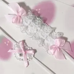 ハンドメイド 10cm ぬい服 ヘッドドレス 前掛け