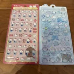 【正規品】サンスター文具 クーリア ボンボンドロップシール キティ シマエナガのサムネイル