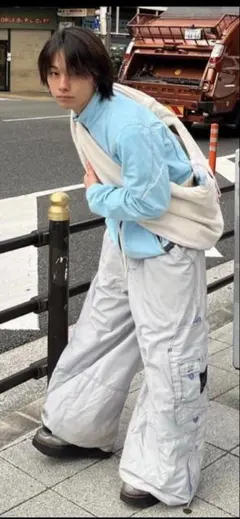 ナイロン ハーフパンツ macgear レイブパンツ 白 あおばくん着用