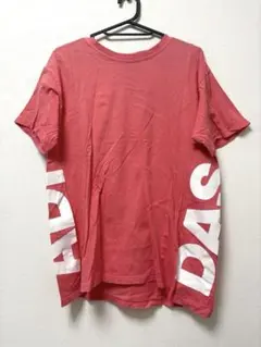 adidas アディダス　ピンク Tシャツ ロゴ入り