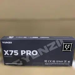 YUNZII X75 proメカニカルキーボード 透明なキーキャップ