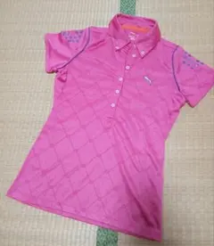 PUMA　ゴルフウェア　半袖　ピンク　Mサイズ