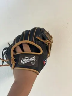 【特価週末セール】【ほぼ未使用品】グラブワークス　オーダーグラブ型付済 ほぼ未使用品】グラブワークス オーダーグラブ型付済 ツボイ