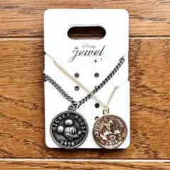 ミッキー＆ミニー　コイン ペアネックレス