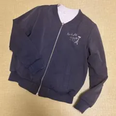 ポンポネット❤︎リバーシブル　ブルゾン　スタジャン　上着にもインナーにも！