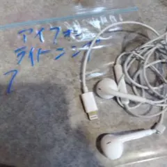 iPhone Lightning イヤフォン ホワイト
