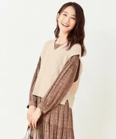 anysis ニット セット ワンピース