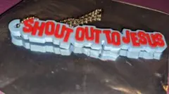 kvibaba SHOUT OUT TO JESUS キーホルダー