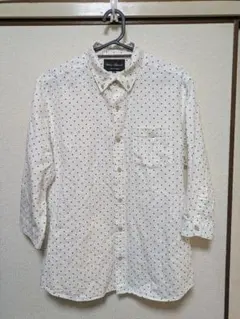 Urban Research 七分袖シャツ ポルカドット 　日本製