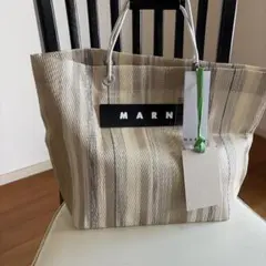 本日限定お値下げ価格！ストライプ トートバッグのサムネイル
