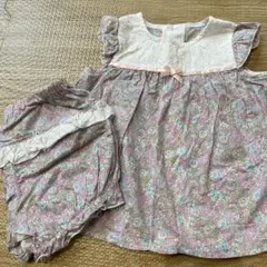 べべルダクティオン　チュニック　ブルマ　セット花柄 70-80cmのサムネイル