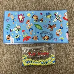 【香港ディズニーランド】ポーチ付ひんやりタオル_トイストーリー