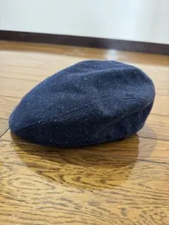 mont-bell モンベル ハンチング帽 ツイード ウール　M ネイビー