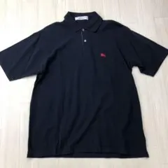 英国製 Buberrys バーバリー ワンポイント 半袖 ポロシャツ L メンズ